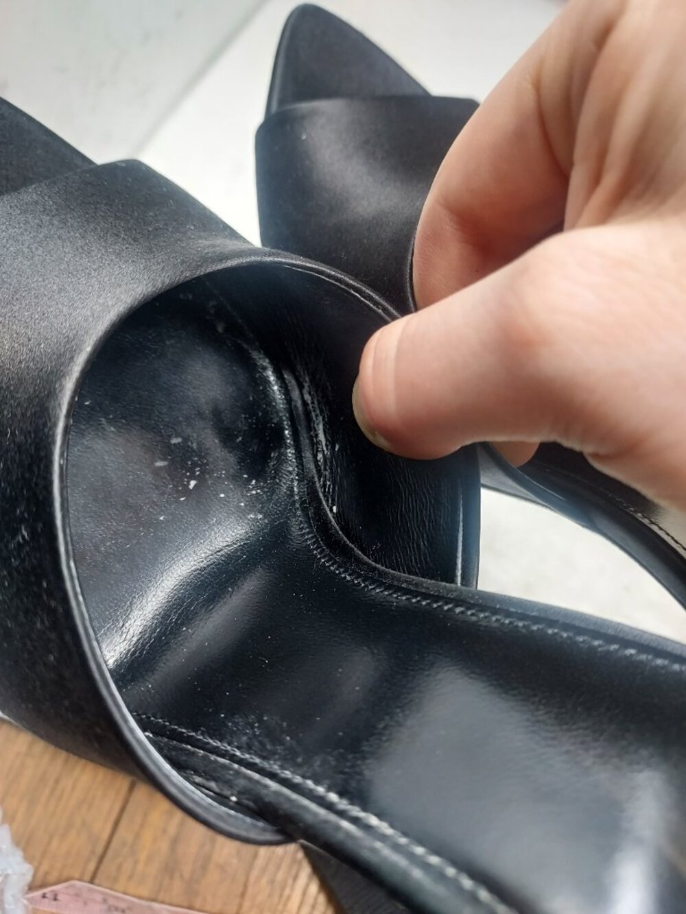 Saint Laurent YSL Black Goldie Mule Sandal - Picture 14 of 16